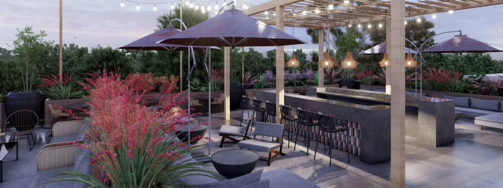 Rooftop Lounge: Escape to a stunning rooftop retreat with panoramic views, plush seating, and the perfect vibe for unwinding after a busy day or hosting friends under the stars